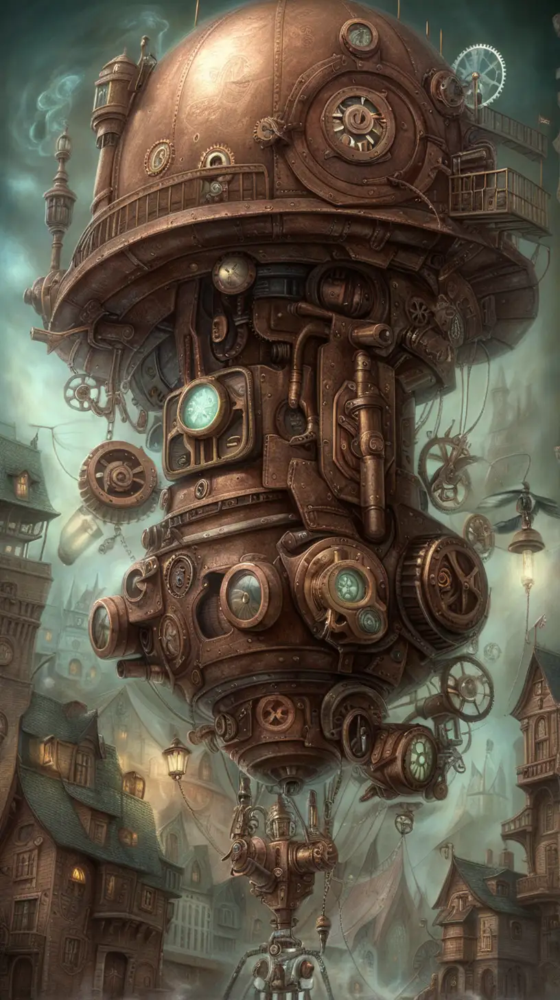 Scary Steampunk Subdimensional Art by Hayao T