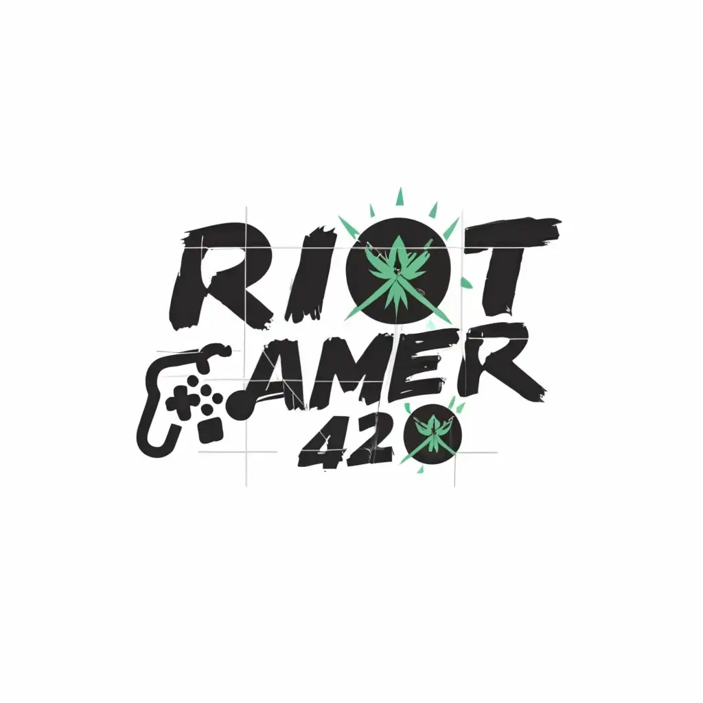 LOGO-Design-For-Riot-Gamer-420-Minimalistic-Business-Symbol-for-Retail-Industry