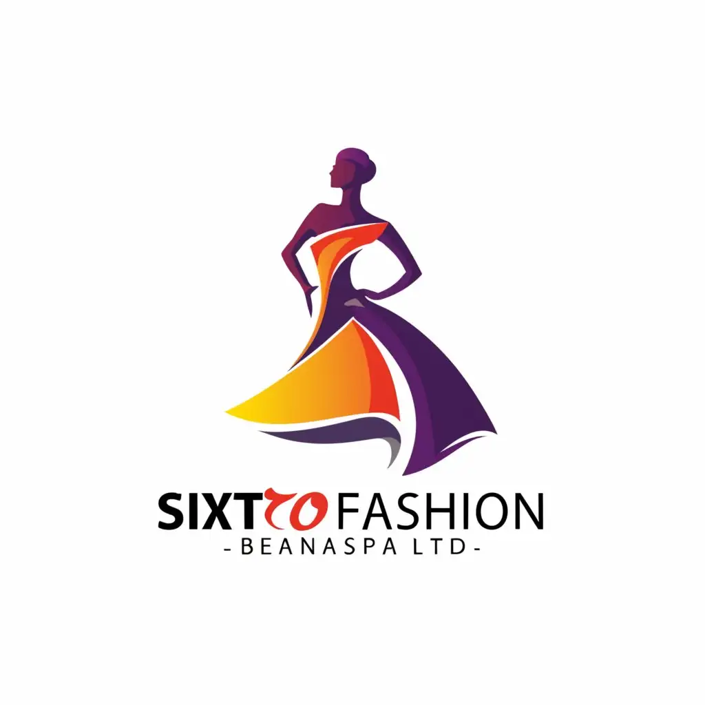 a logo design,with the text "Sixto Fashion ltd", main symbol:fashion,Moderate,be used in Beauty Spa industry,clear background