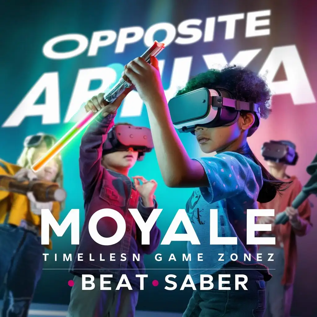 LOGO-Design-For-Moyale-Timeless-Game-Zone-Vibrant-Virtual-Reality-Beat-Saber-Experience