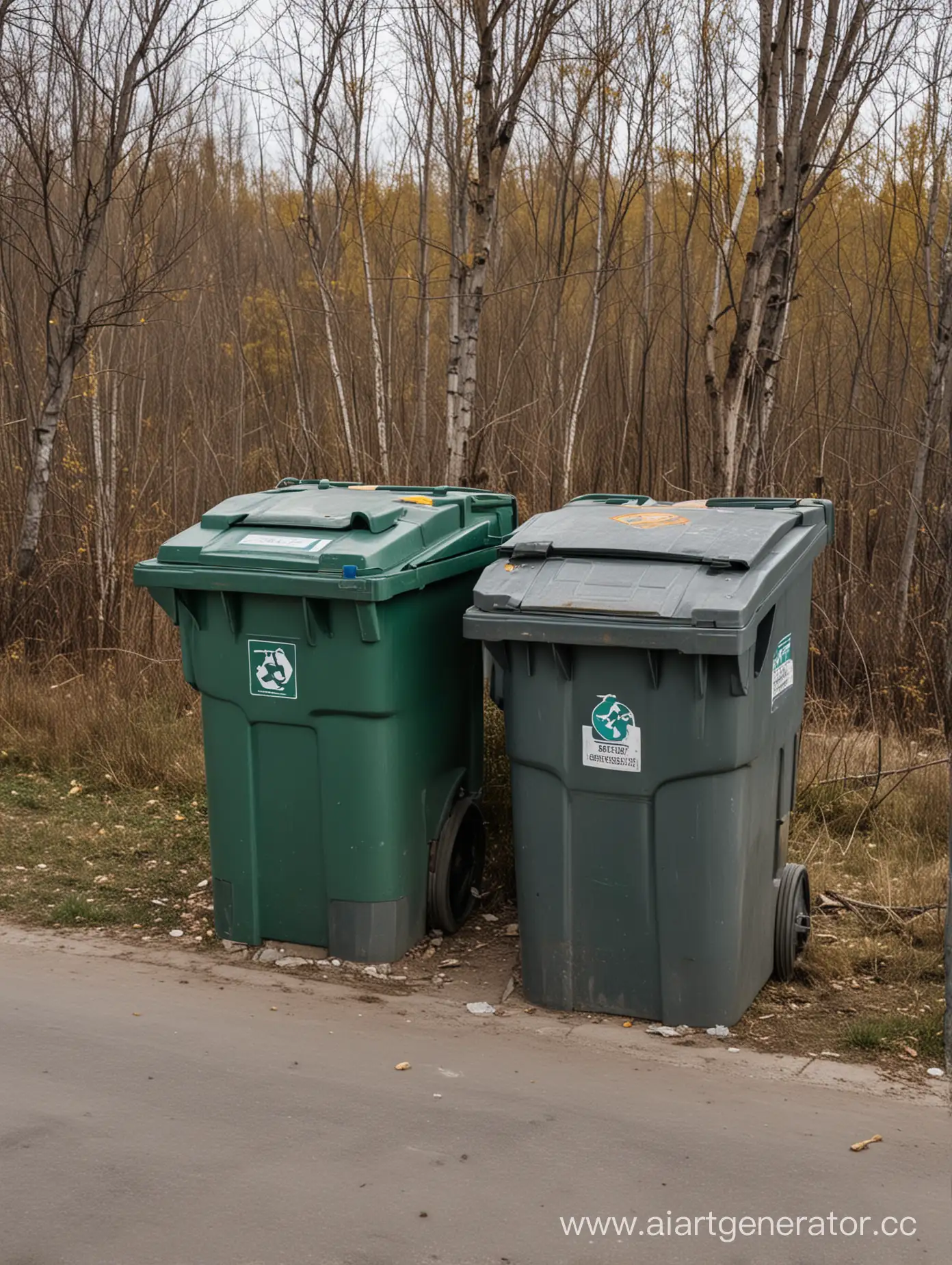 Место для выброса мусора мусорные баки большие в россии
