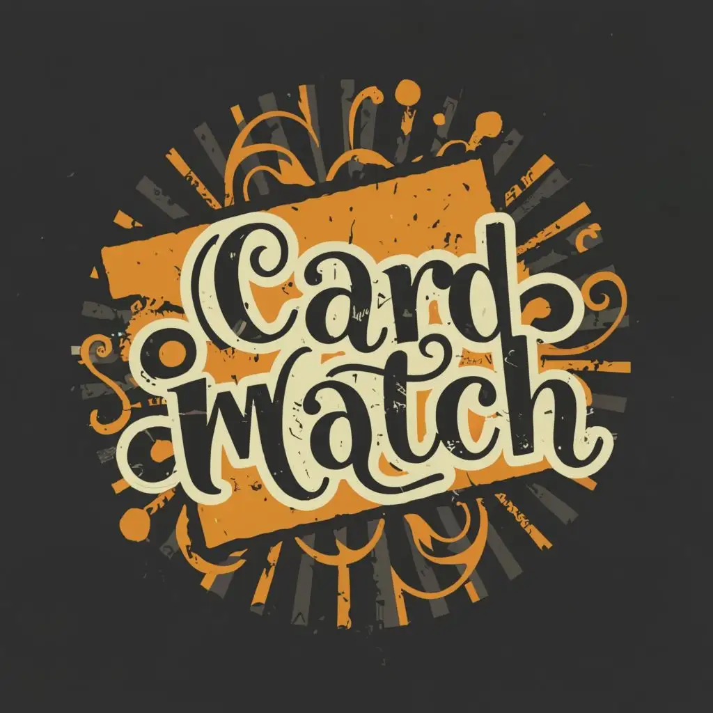 LOGO-Design-For-Card-Watch-Stylish-Typography-in-Vibrant-Colors