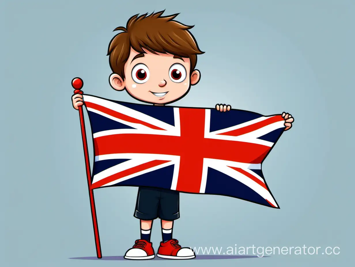 Cheerful-Cartoon-Boy-Holding-English-Flag