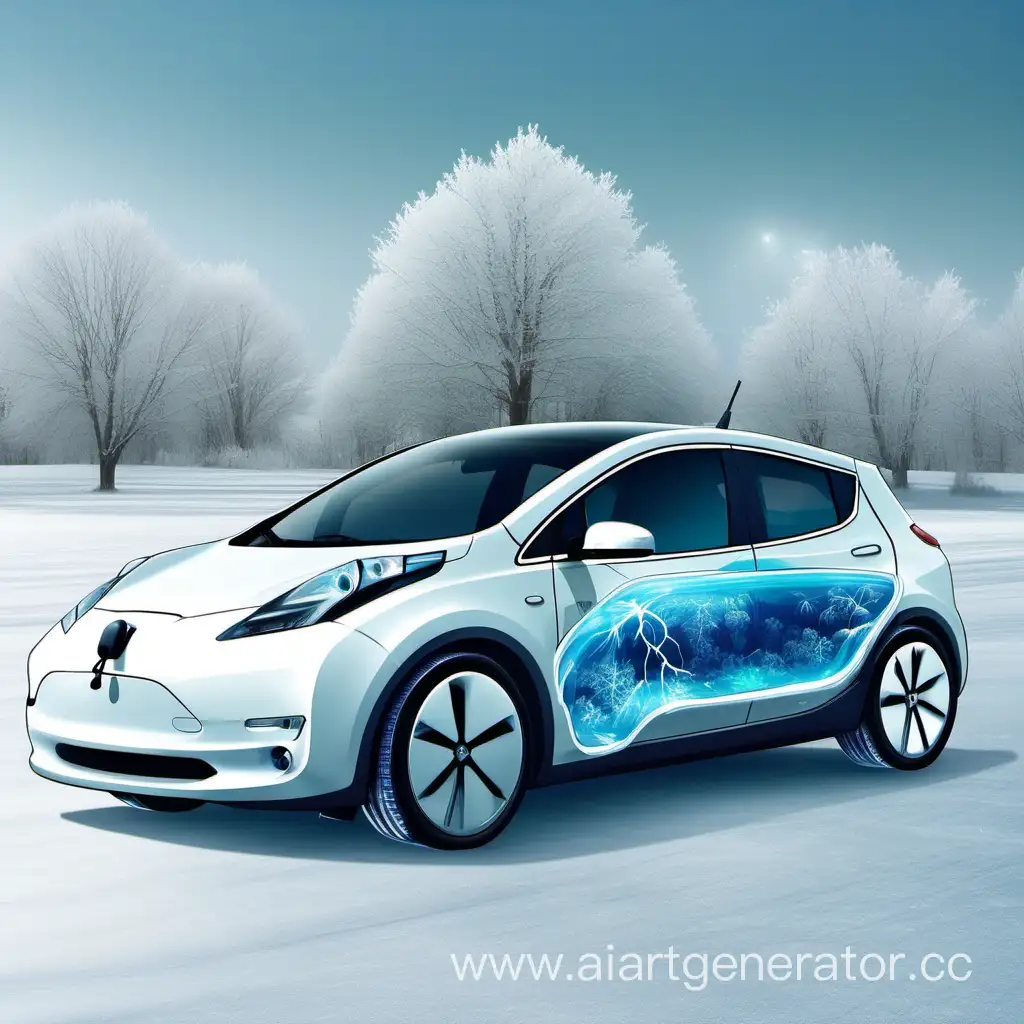 Electric-Car-Racing-Against-Arctic-Chill