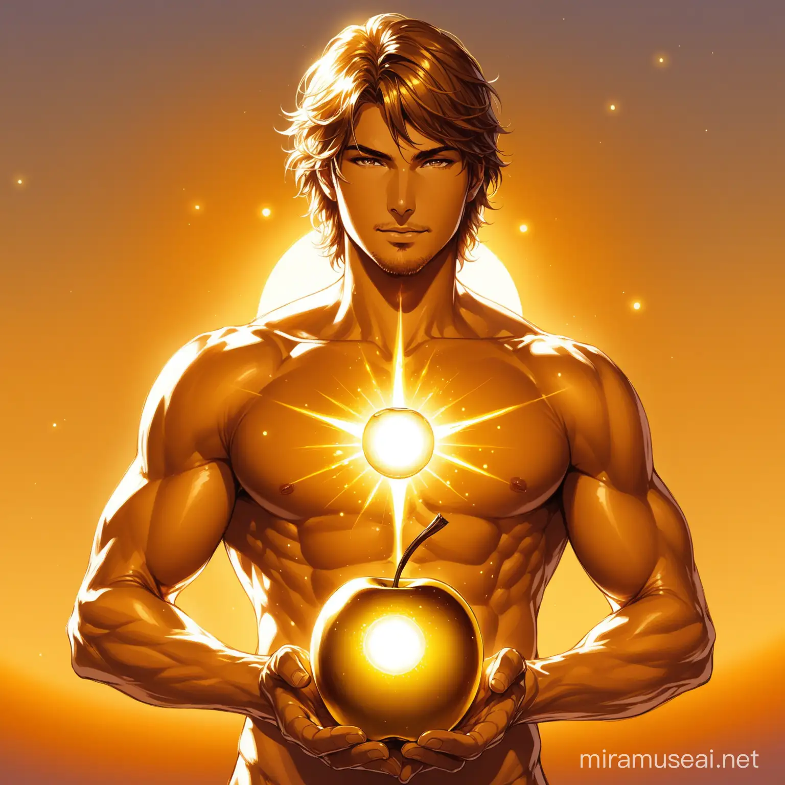 the golden apples of the sun, science fition art, male hotness