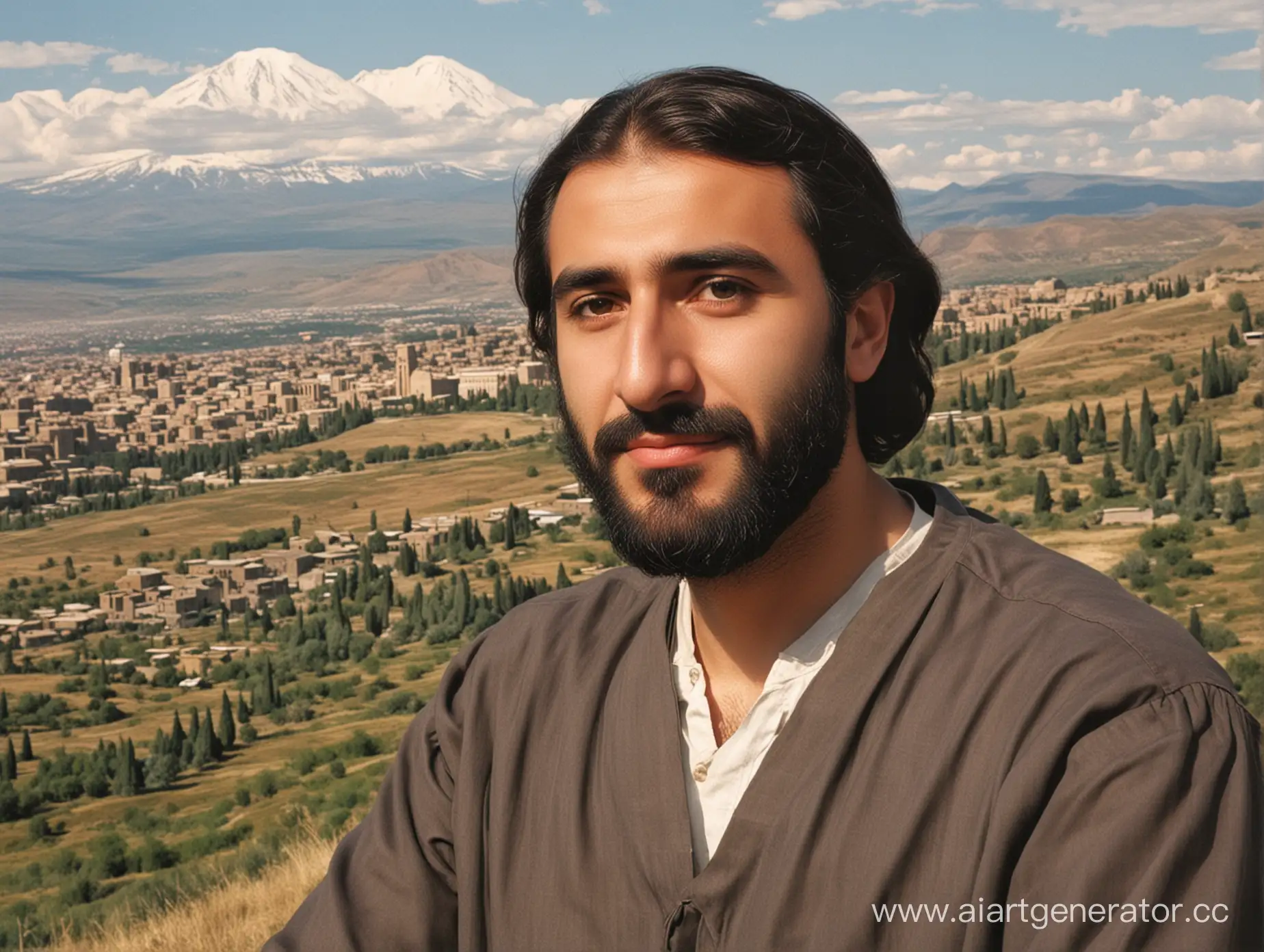 Spiritual-Imusa-of-Christ-Amidst-Armenian-Landscape