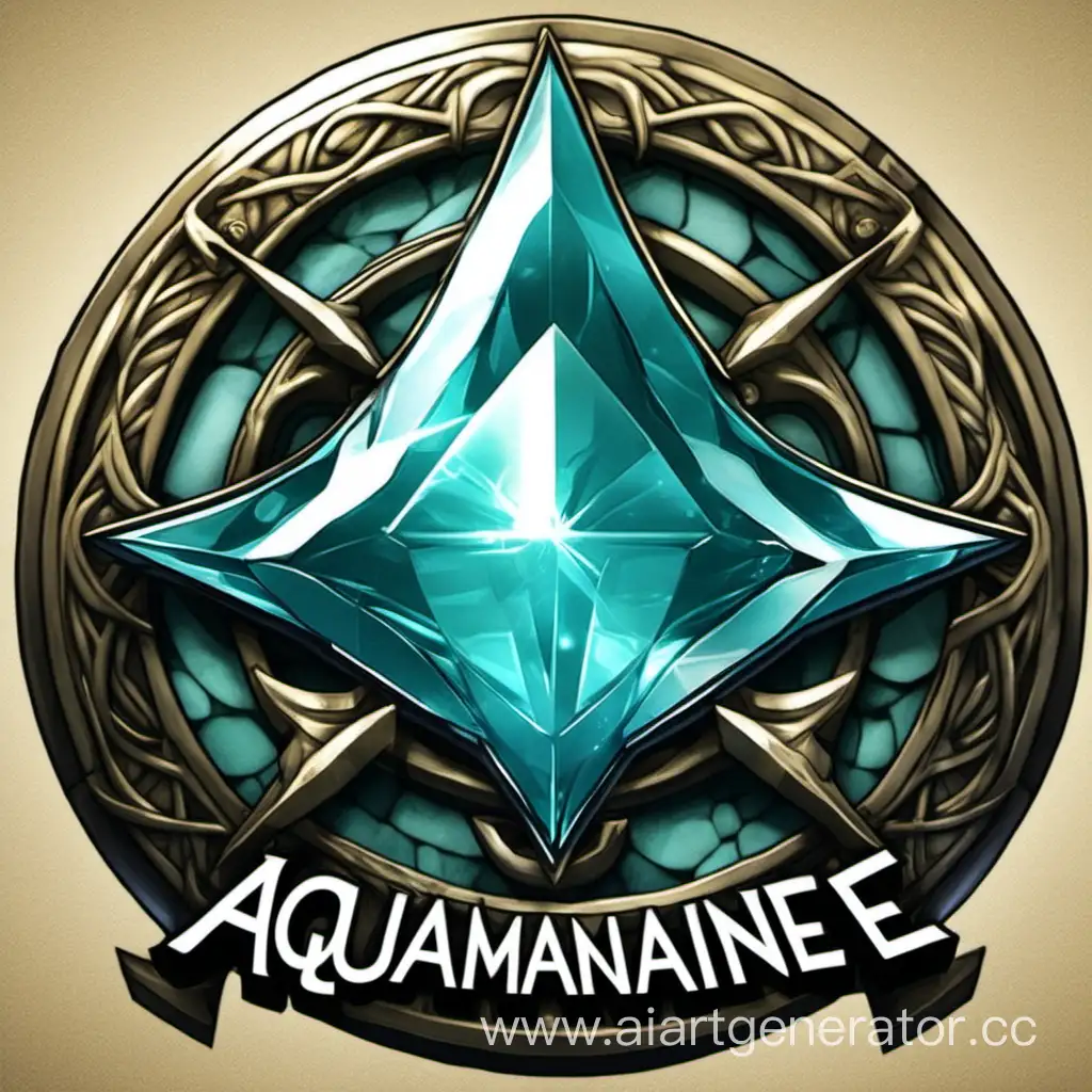 Aquamarine-Clan-Logo-Design-Majestic-Sea-Serpent-Emblem