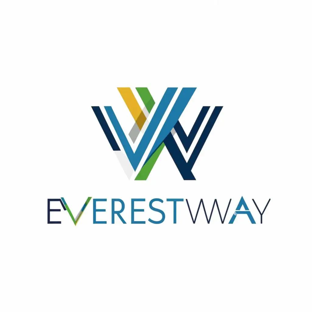 LOGO-Design-For-EverestWay-Minimalistic-Typography-Emblem-for-the-Finance-Industry