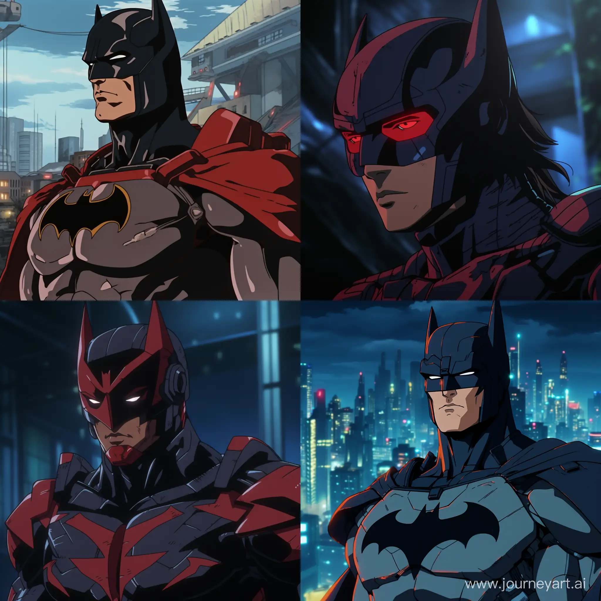 Batman-in-Ironman-Costume-Retro-Anime-Aesthetic
