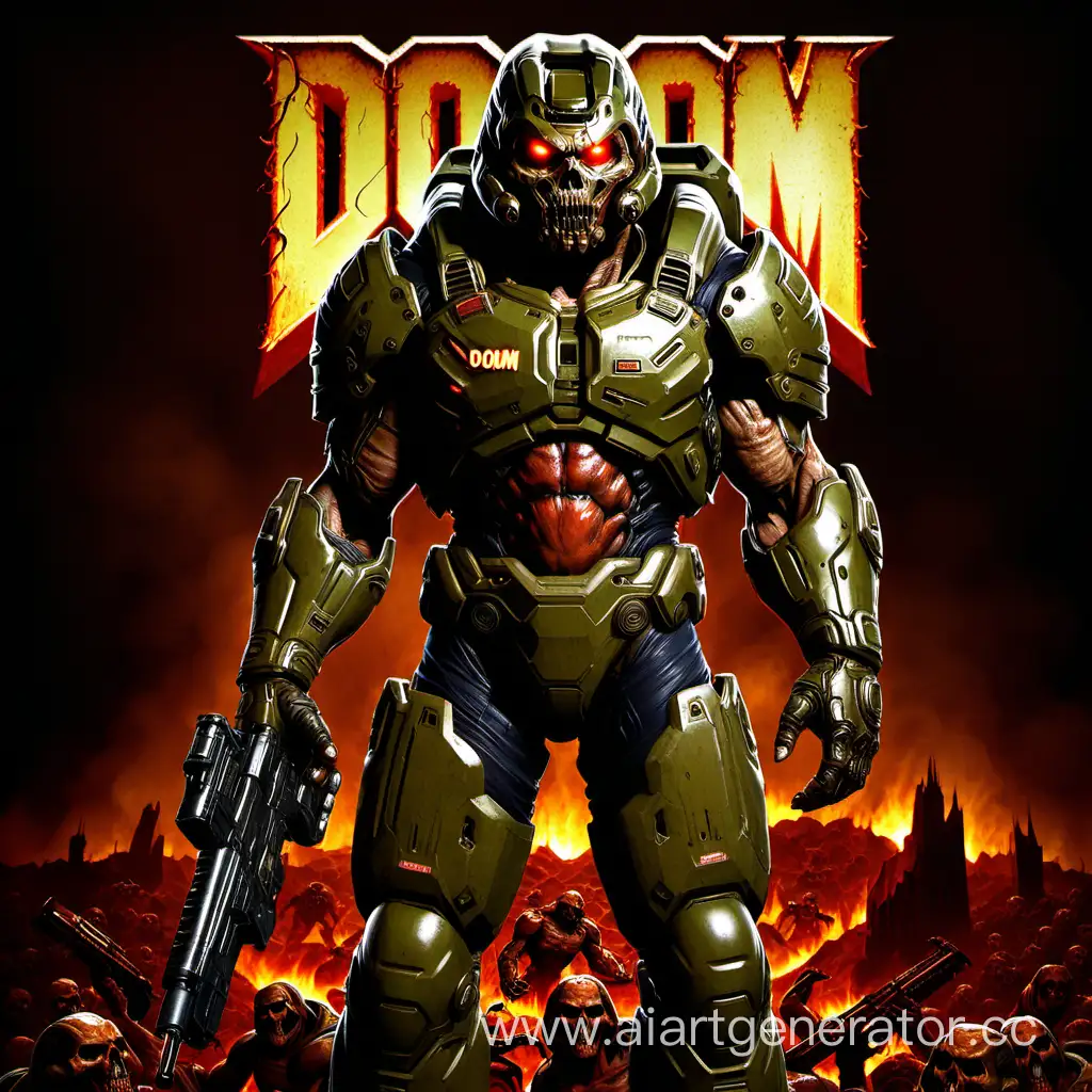 главный герой игры DOOM с нашивкой
 ЧВК Вагнер