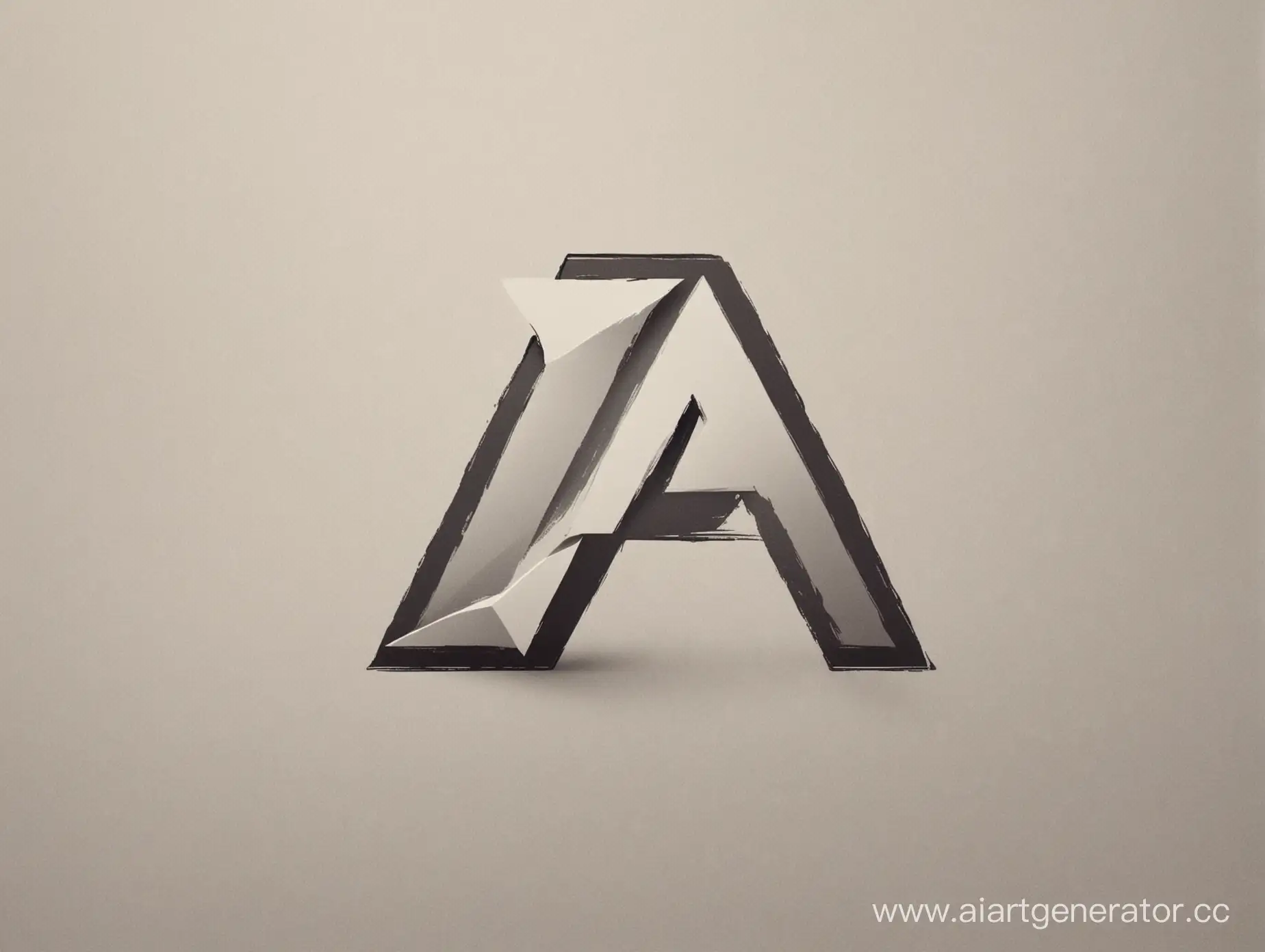 Сделай логотип с буквой А