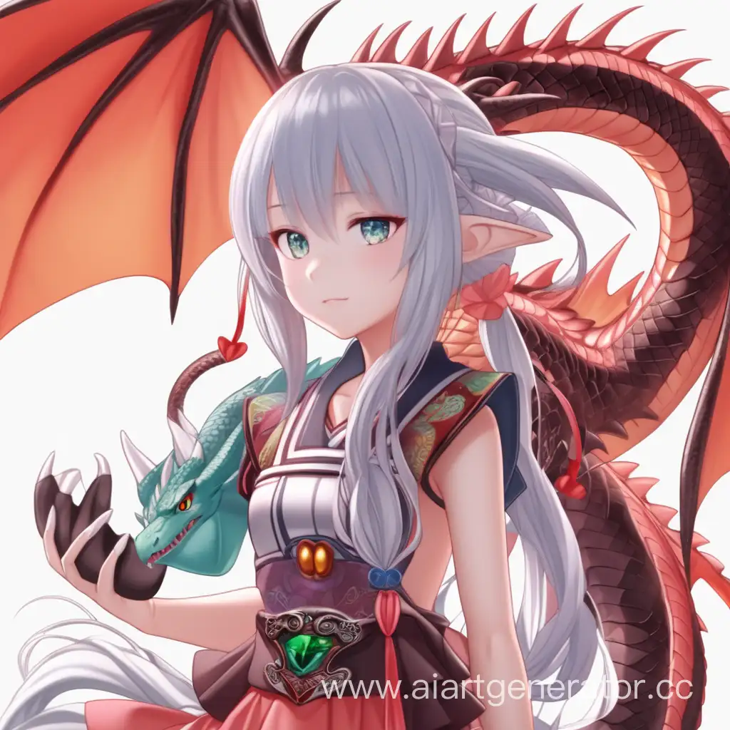 Enchanting-Dragon-Anime-Girl-Illustration