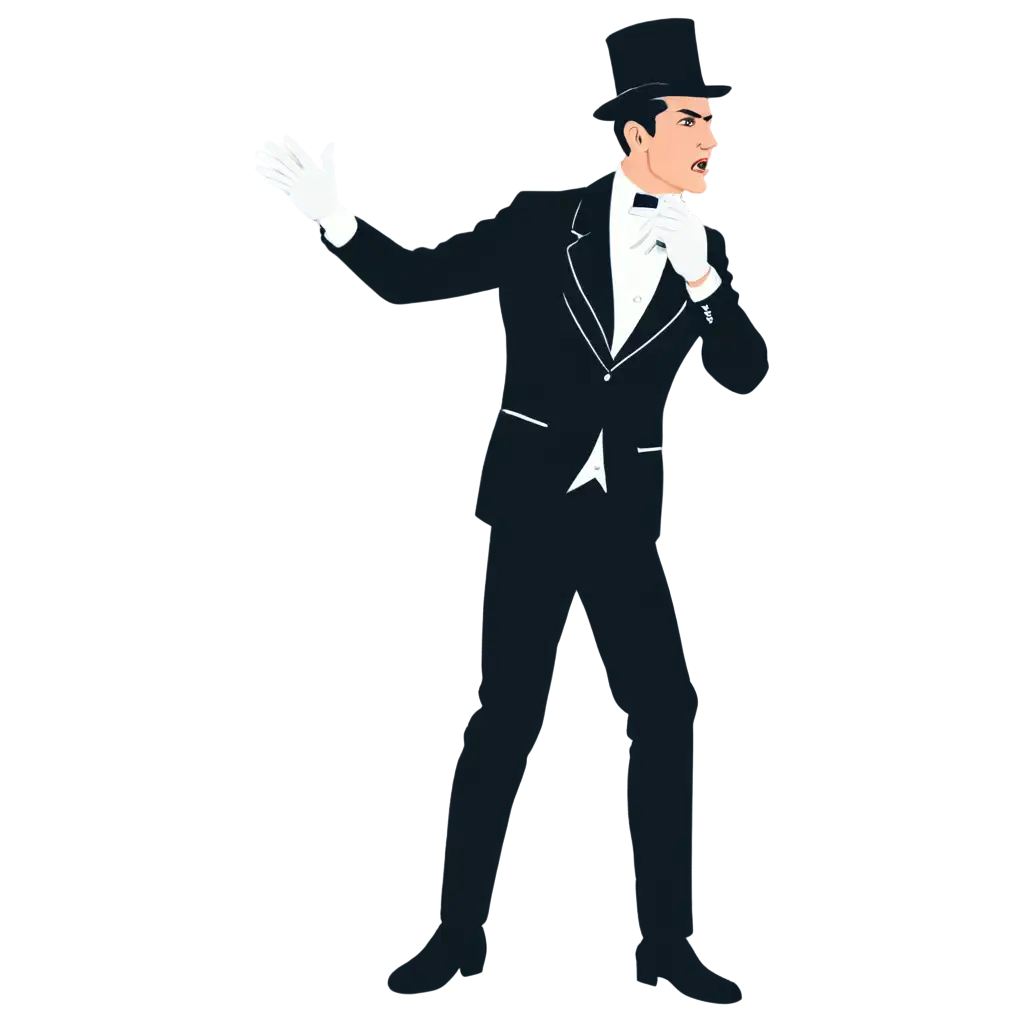 HighQuality-PNG-Image-Panicked-Butler-in-Left-View-Vector-Illustration