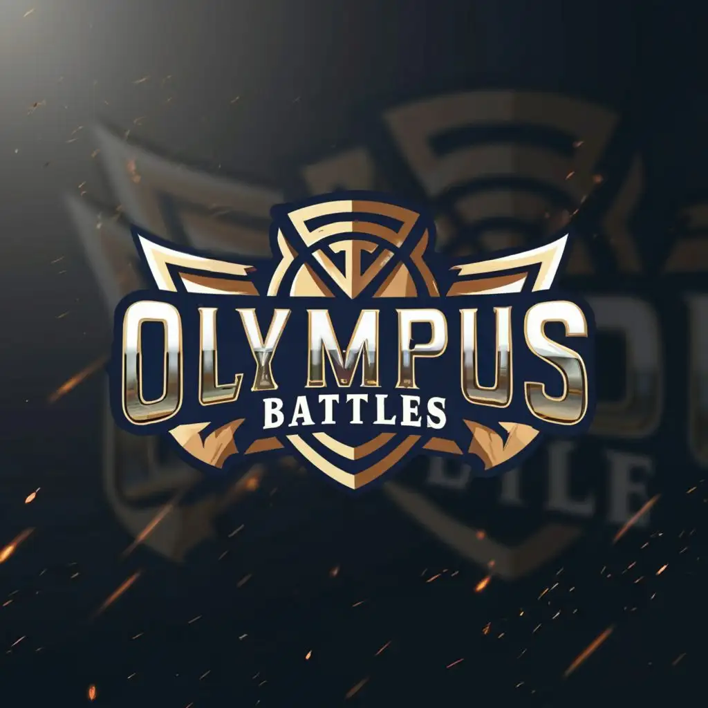 a logo design,with the text "Olympus Battles", main symbol:elegant text,Moderate,be used in Internet industry,clear background