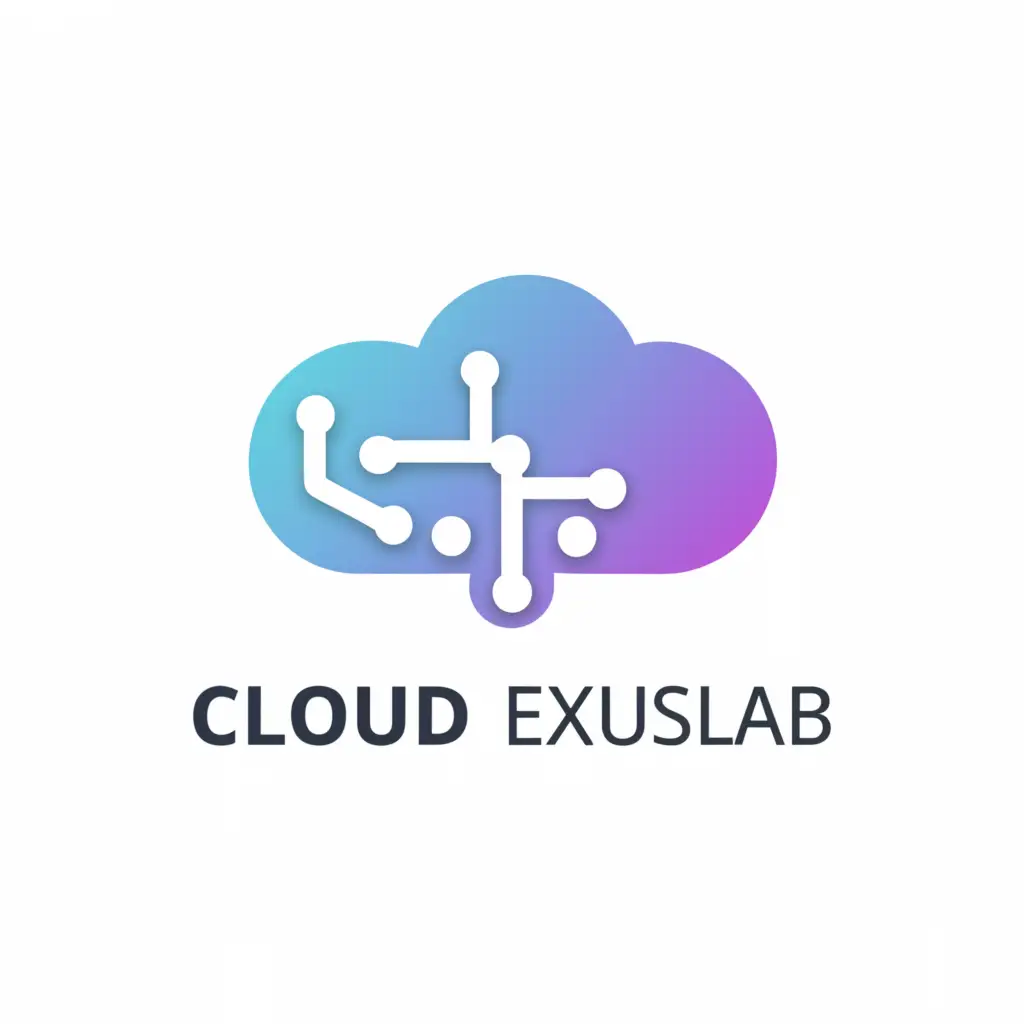 a logo design,with the text "Cloud Nexus Lab", main symbol:Cloud,Moderate,be used in Technology industry,clear background