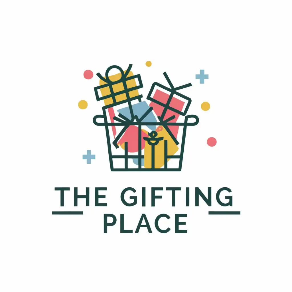 a logo design,with the text "The Gifting Place", main symbol:hamper,Moderate,clear background