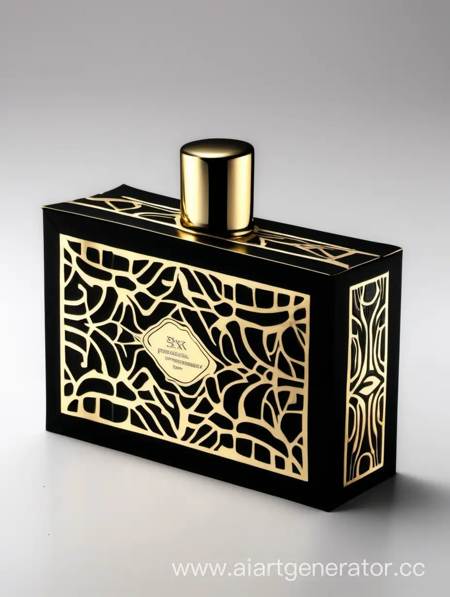 Exquisite-Black-and-Gold-Luxury-Perfume-Rectangle-Box