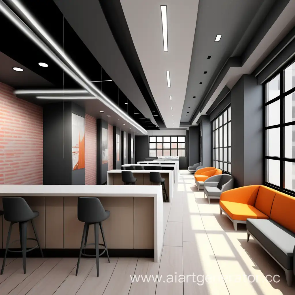RENOVATION OF COMMERCIAL REAL ESTATE WITH A BEAUTIFUL MODERN SOLUTION HIGH DETAIL