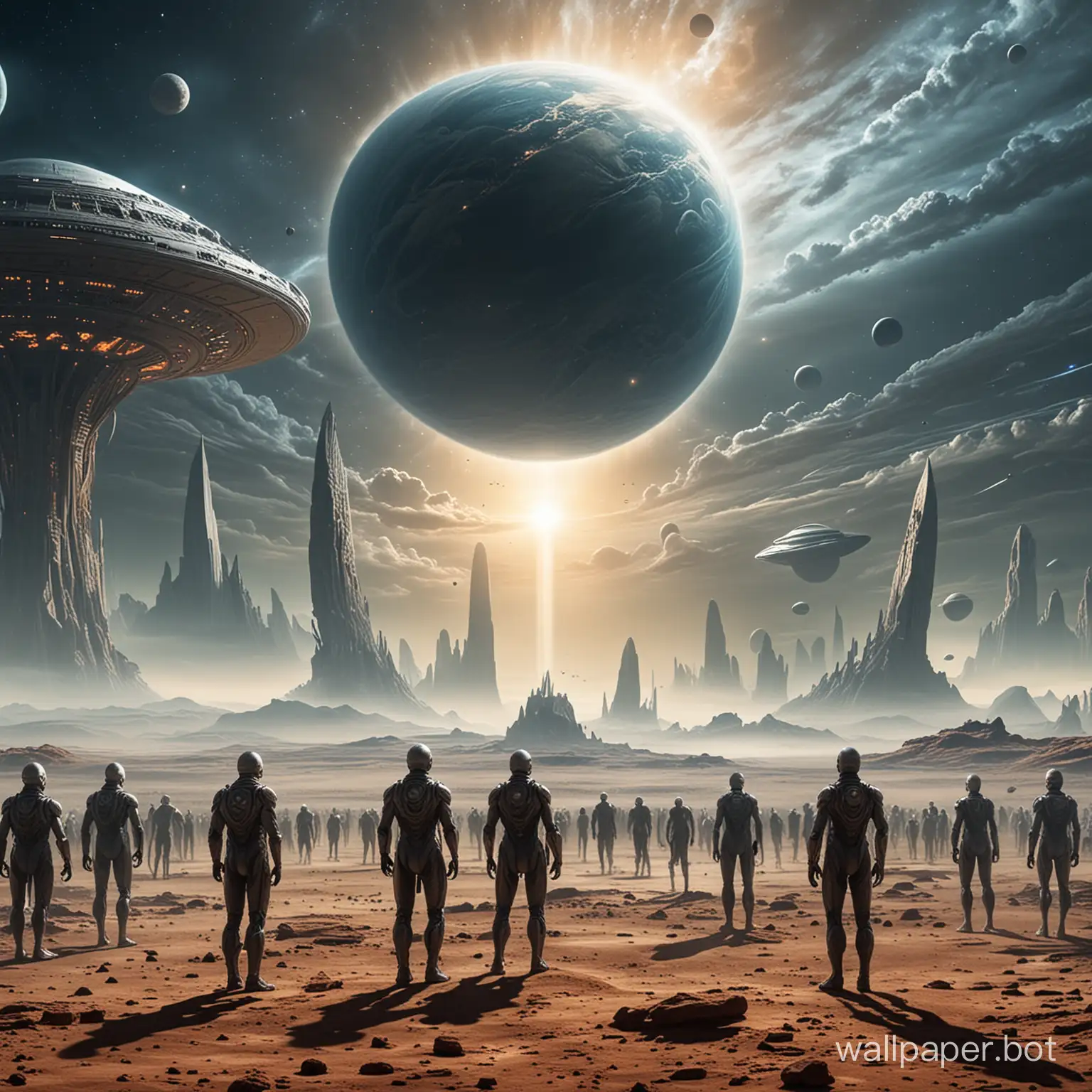 Meeting of Earthlings with an extraterrestrial civilization