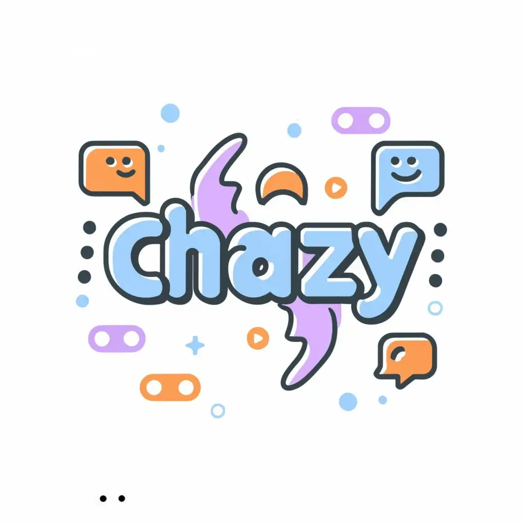 logo, chatting Application, with the text "Chatzy", typography, be used in Technology industry