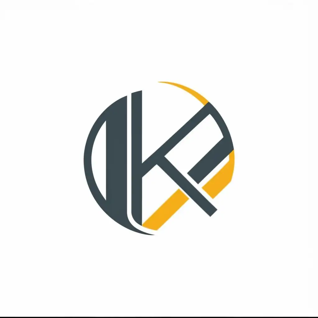 logo, CIRCLE, with the text "K", typography, be used in Construction industry