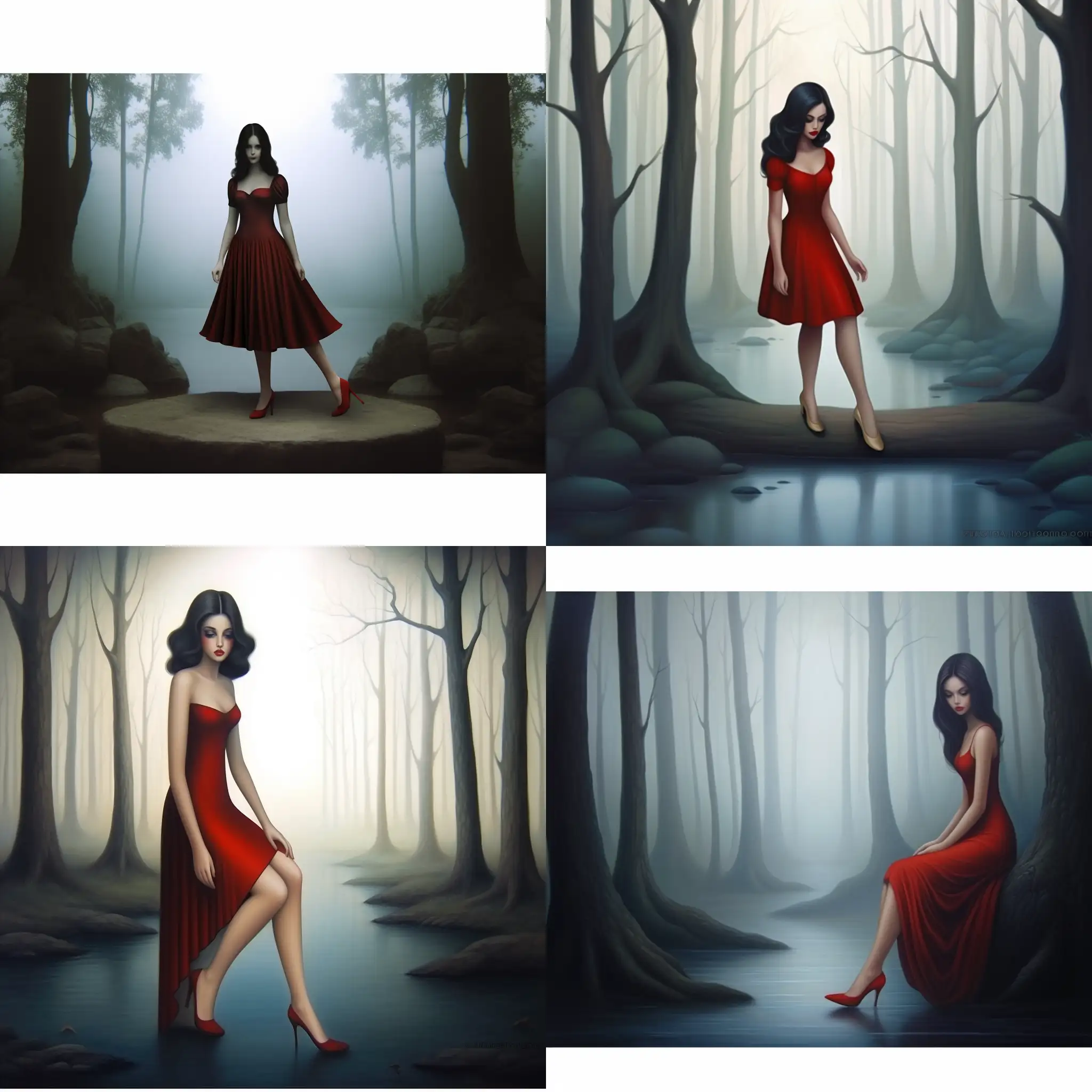 Elegant-Young-Woman-in-Red-Dress-and-Shoes-Fashion-Portrait