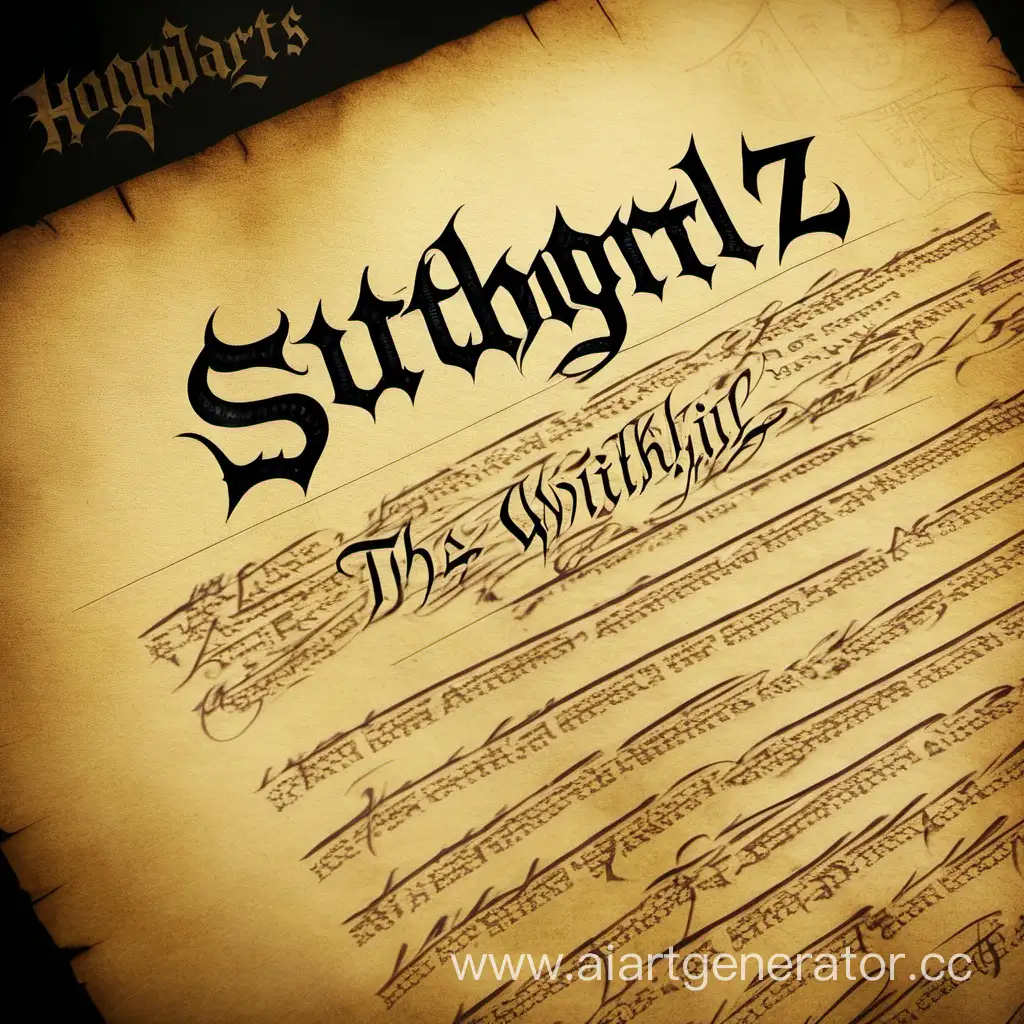 Enchanting-Letter-with-SWITHILZ-Inscription-at-Hogwarts