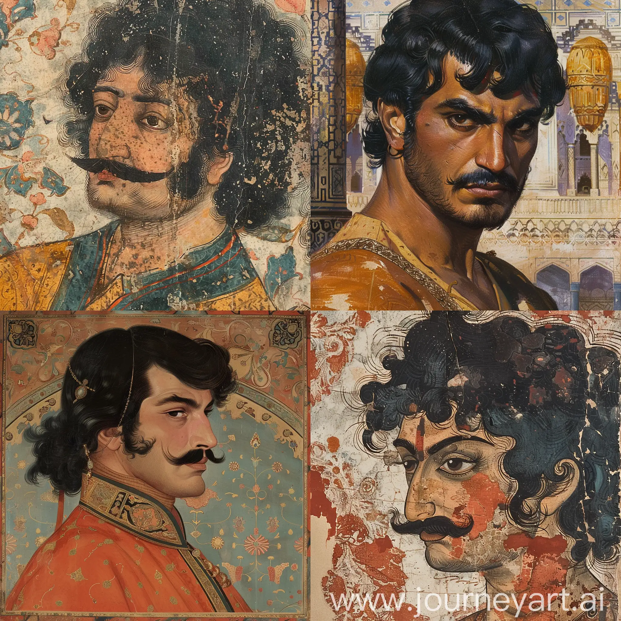 Malik-Shah-Seljuk-King-in-Isfahan-Palace-with-Flint-Mustache