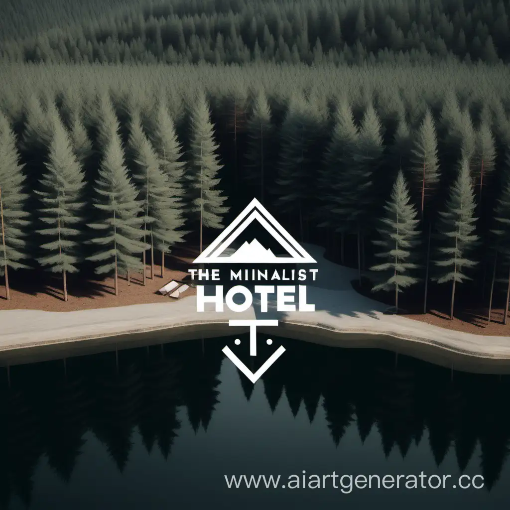 Tranquil-Lakeside-Retreat-Minimalist-Hotel-Logo-with-Fir-Trees-and-Sun