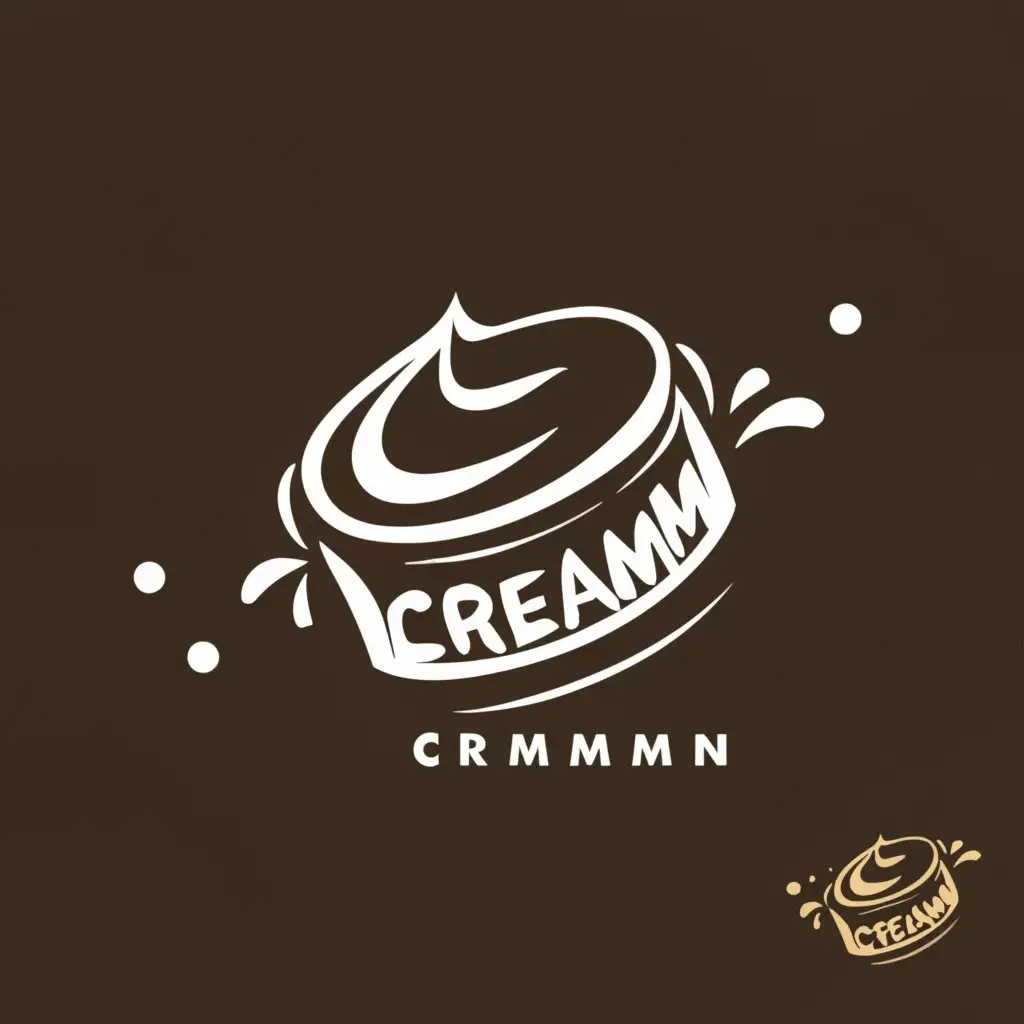 a logo design,with the text "Creammm", main symbol:cream,Moderate,clear background