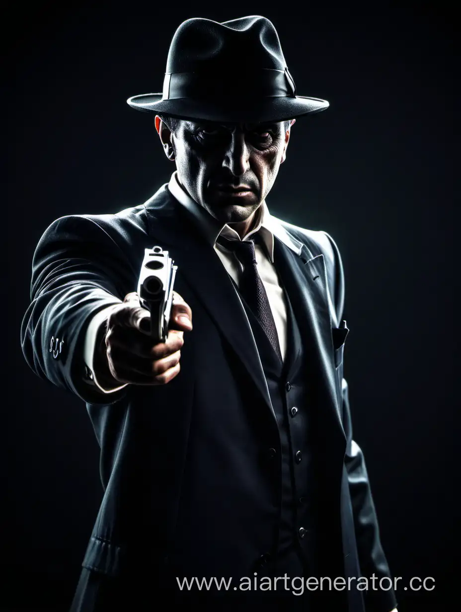 Dangerous-Mafioso-Holding-a-Weapon