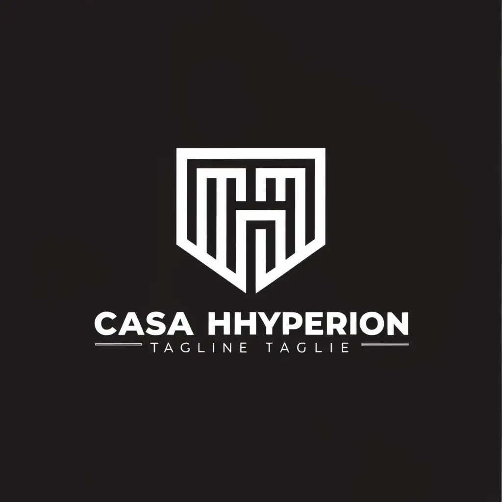 a logo design,with the text "CASA HYPERION", main symbol:TITAN,Moderate,be used in Construction industry,clear background