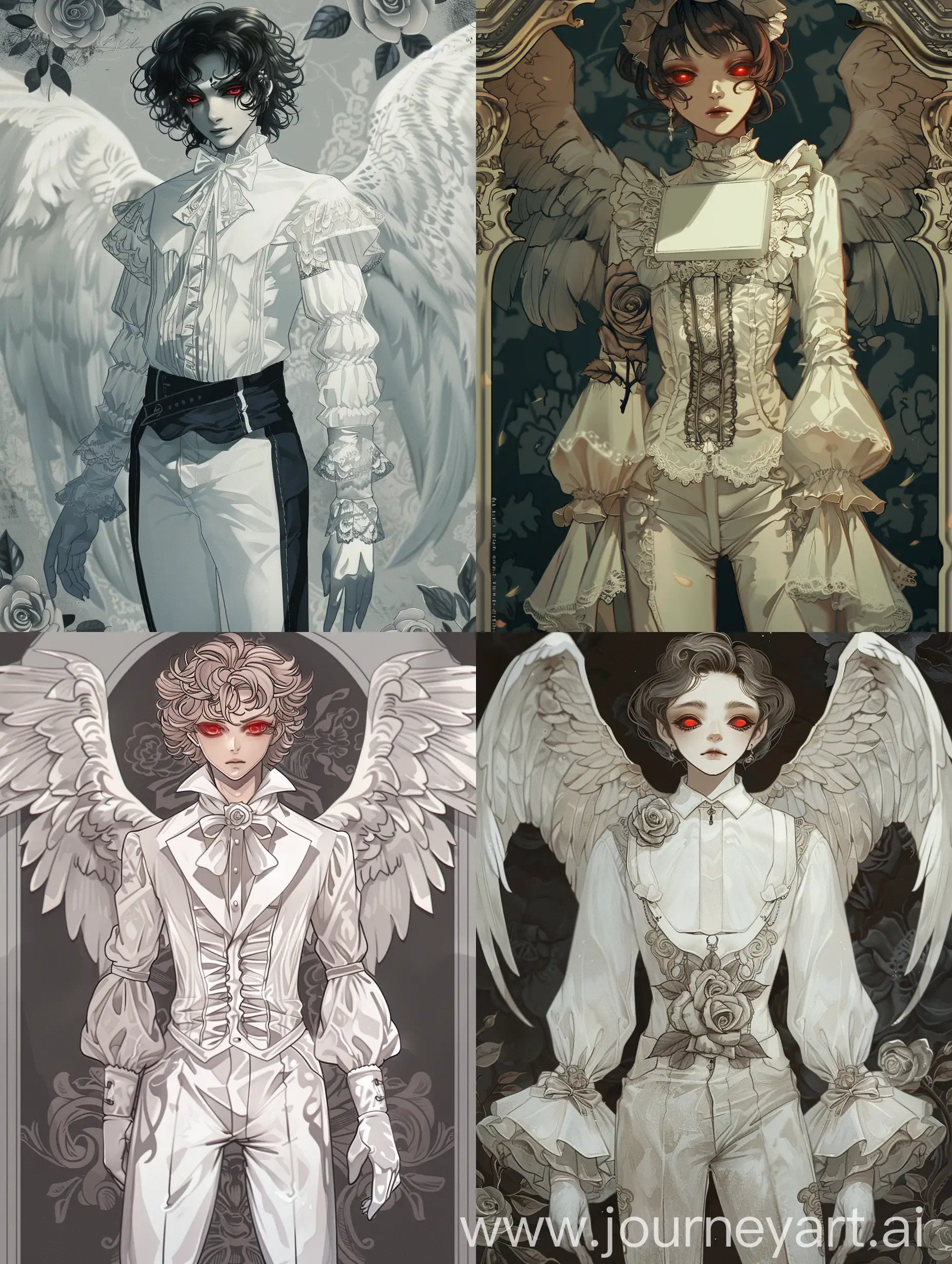 Majestic-Angel-with-Red-Eyes-in-Victorian-Style-Attire