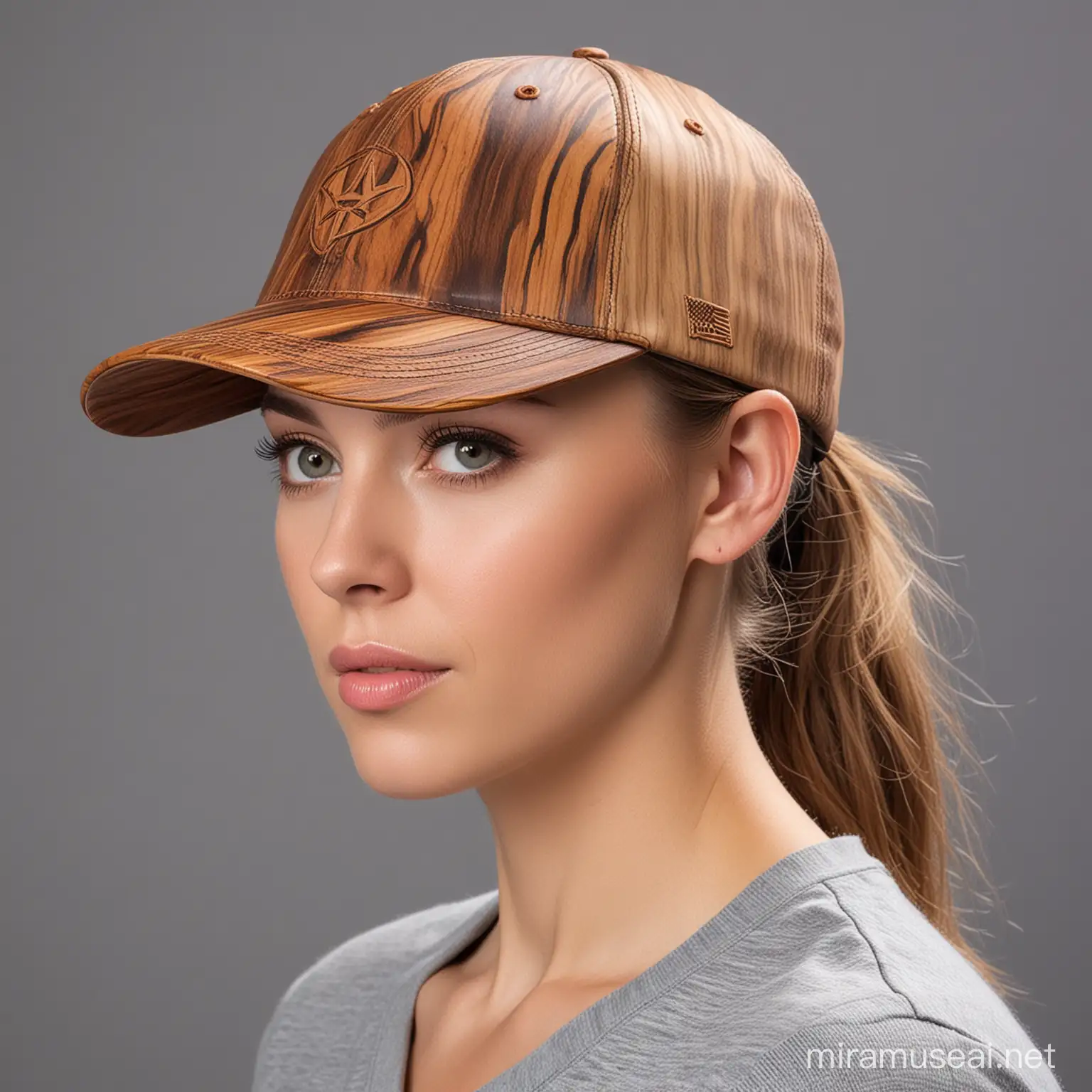 Stylish WoodThemed Cap for Global Trendsetters