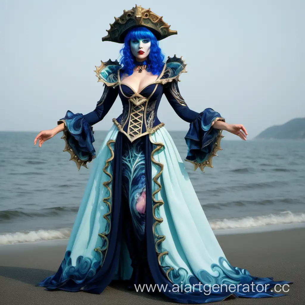 Enchanting-Sea-Mistress-in-Exquisite-Oceanic-Attire