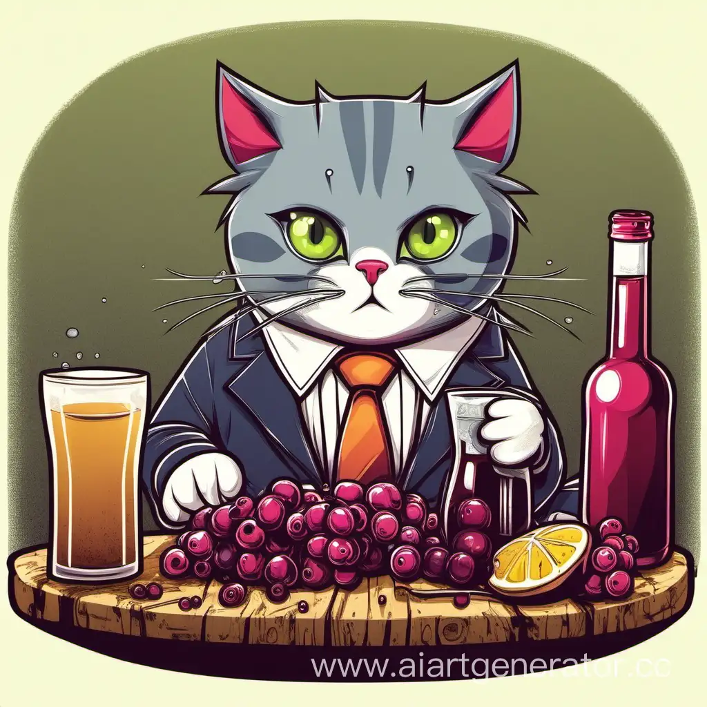 Wildberries-Employee-Alcoholic-Cat-on-Duty