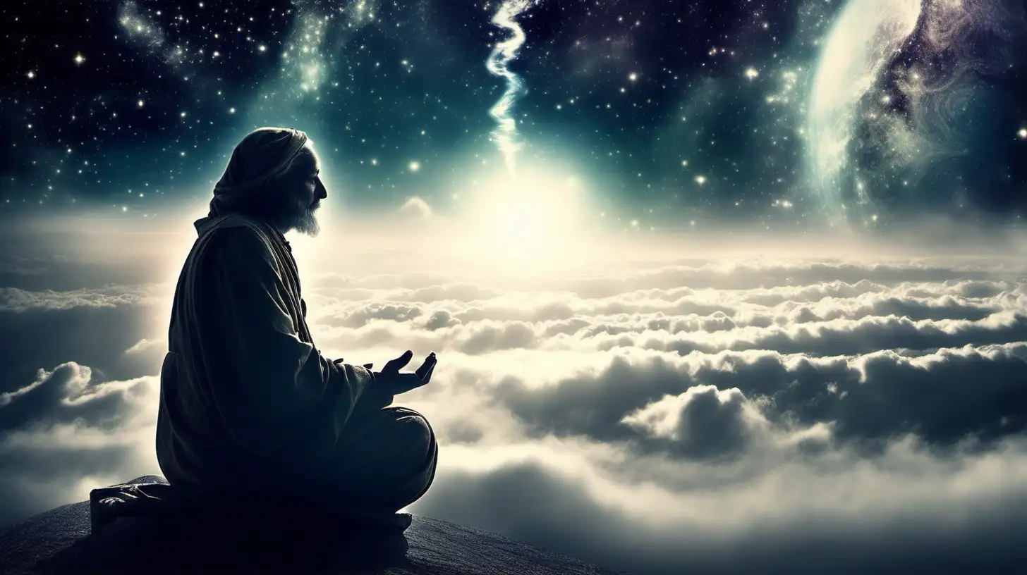 power of silence, dreamlike, space, wise man, The Hidden Power of Silence: Unlocking Your Spiritual Journey