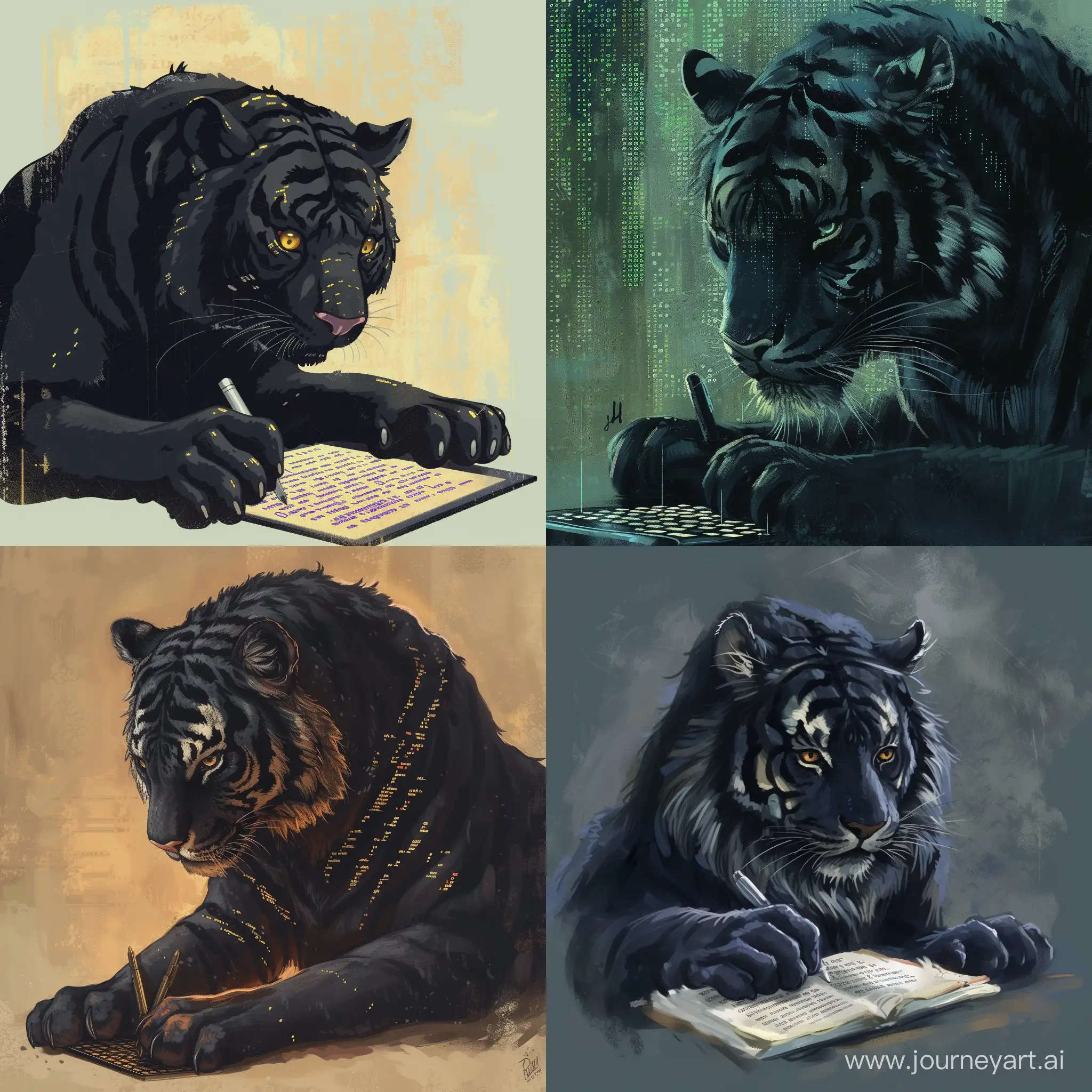 Black-Tiger-Writing-Code-Creative-Feline-Programmer-at-Work