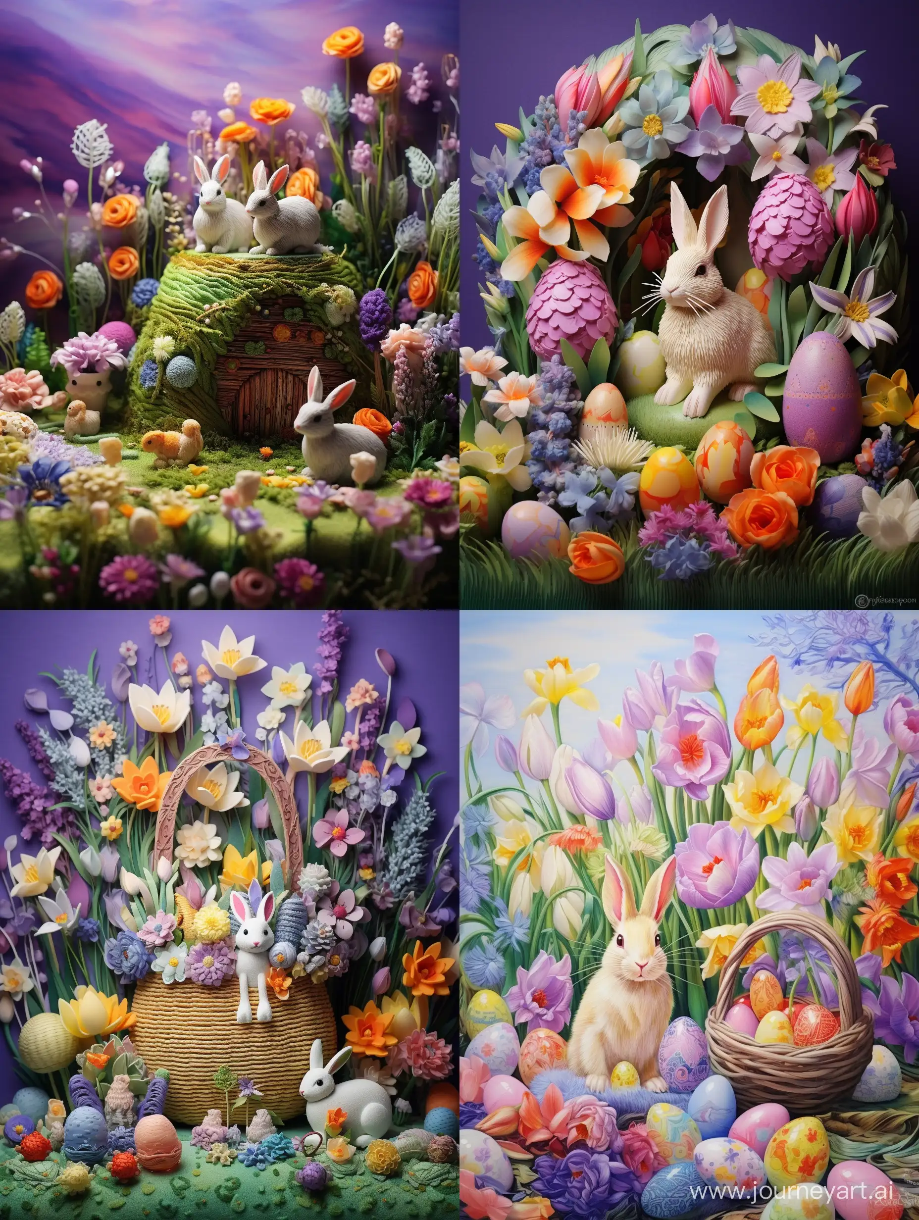 Enchanting-Easter-Egg-Painting-in-a-Woolen-Wonderland