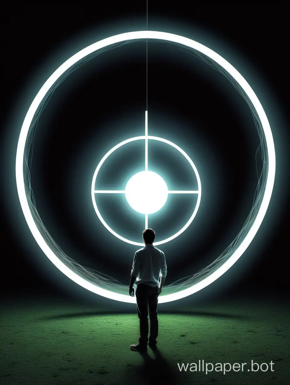 Luminescent-Technology-Design-Paradoxical-Reality-Around-the-White-Circle