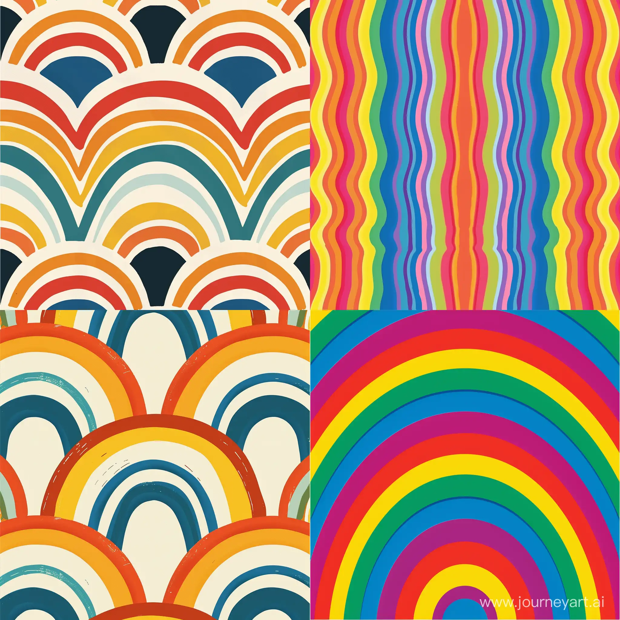Vibrant-Rainbow-Pattern-Artwork
