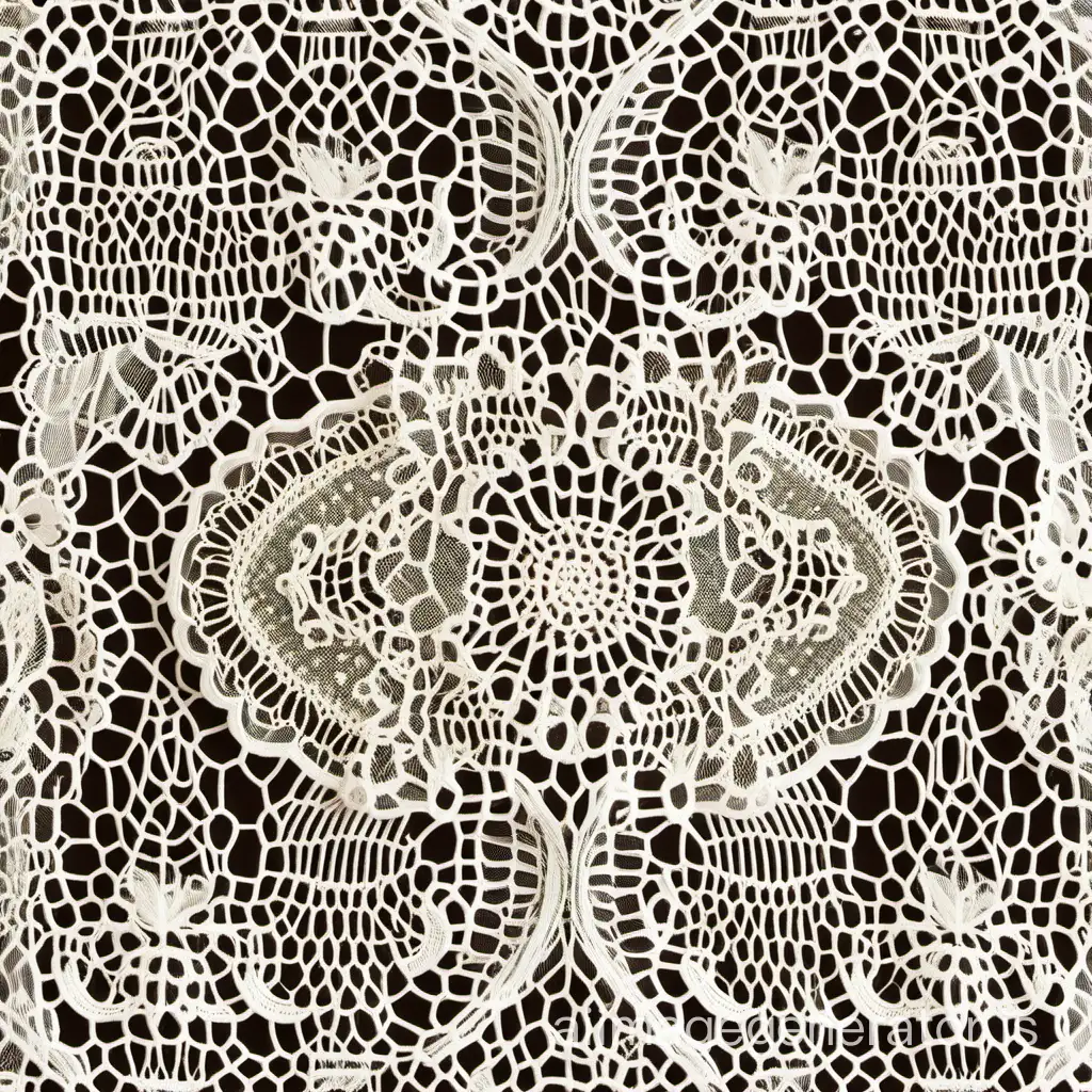 Elegant Lace Texture Pattern Background | AI Image Generator