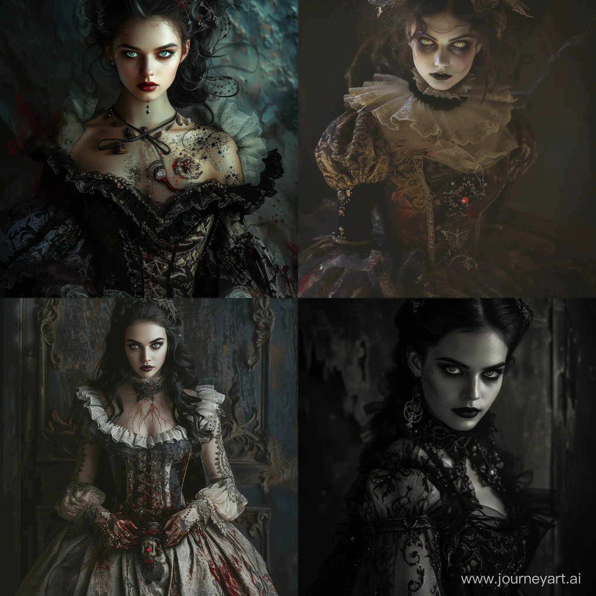 Mysterious-Enchantment-Gothic-Fantasy-Portrait-with-Voodoo-Accents