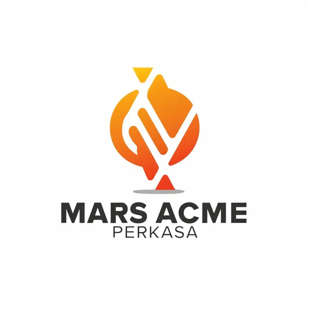 a logo design,with the text "MARS Acme Perkasa", main symbol:Top Circle,Moderate,be used in Technology industry,clear background