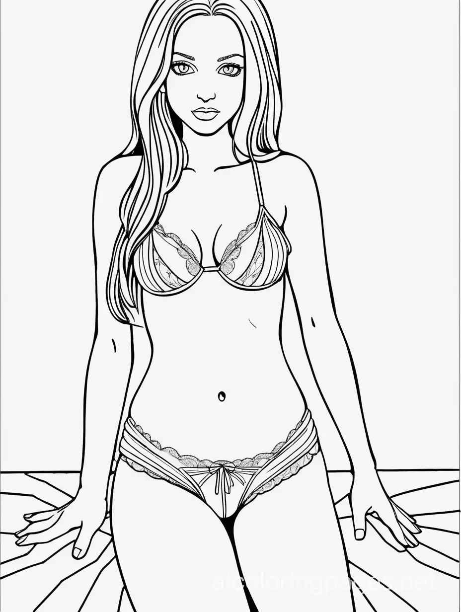 woman wearing lingerie facing forward kneeling hands behind back color page

, Coloring Page, black and white, line art, white background, Simplicity, Ample White Space. The background of the coloring page is plain white to make it easy for young children to color within the lines. The outlines of all the subjects are easy to distinguish, making it simple for kids to color without too much difficulty