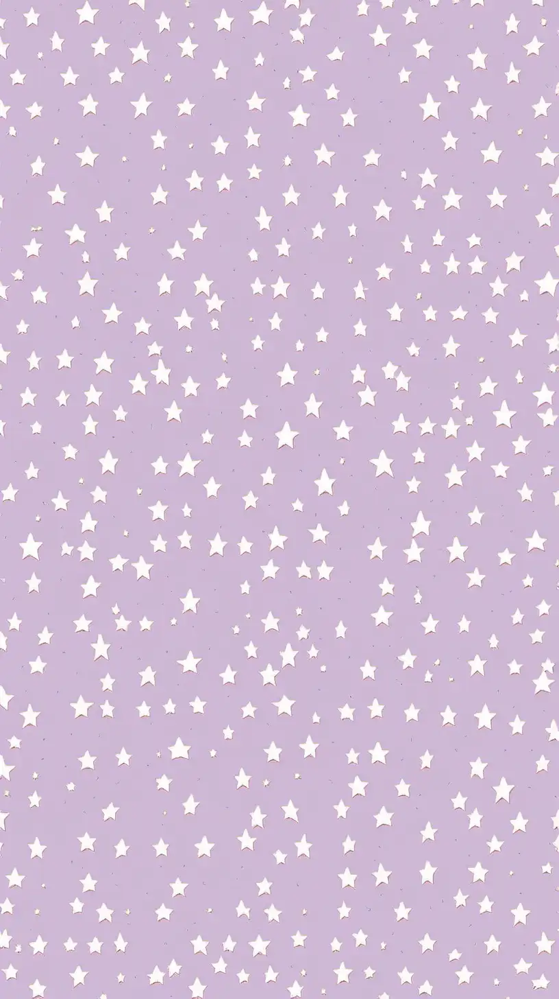 create an ongoing pattern of small, pastel colored stars