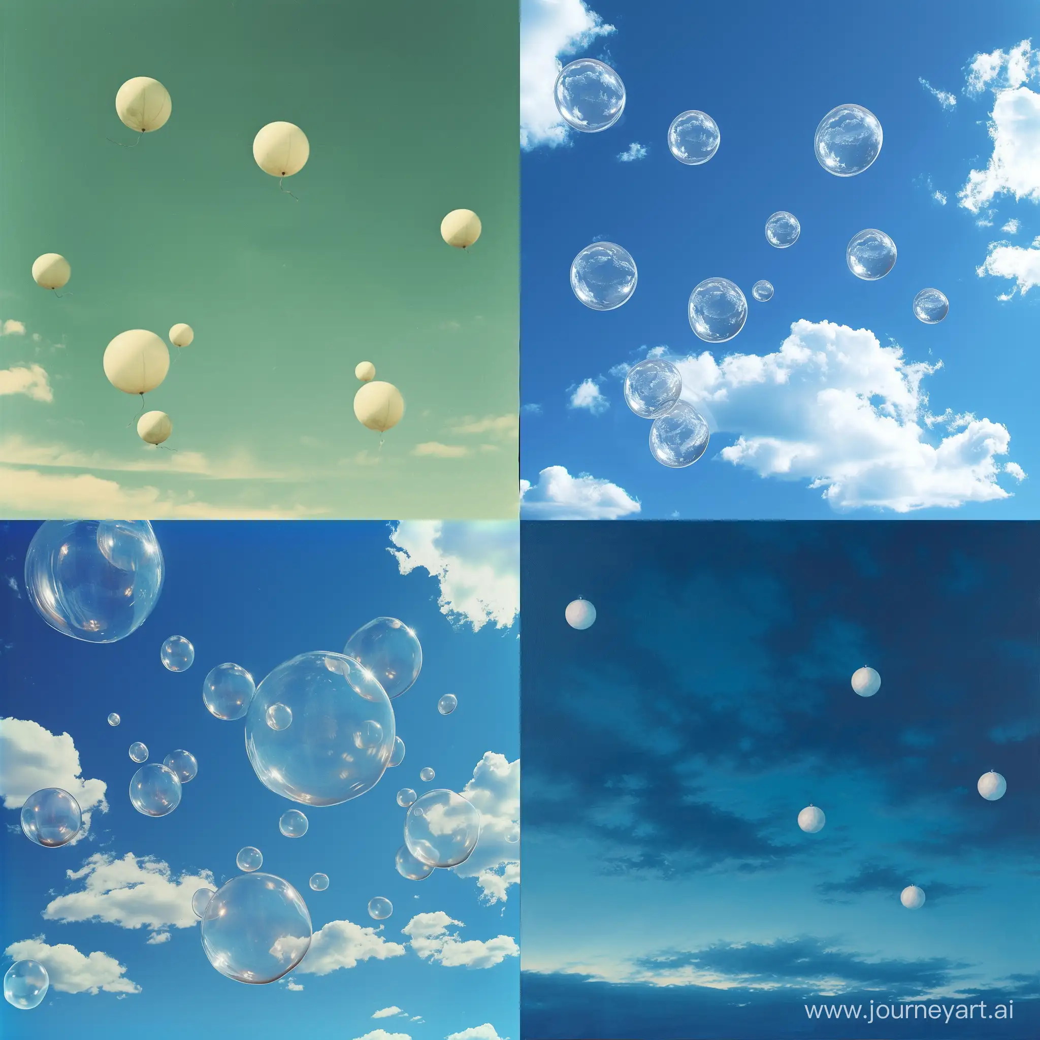 Colorful-Spheres-Soaring-Through-the-Sky