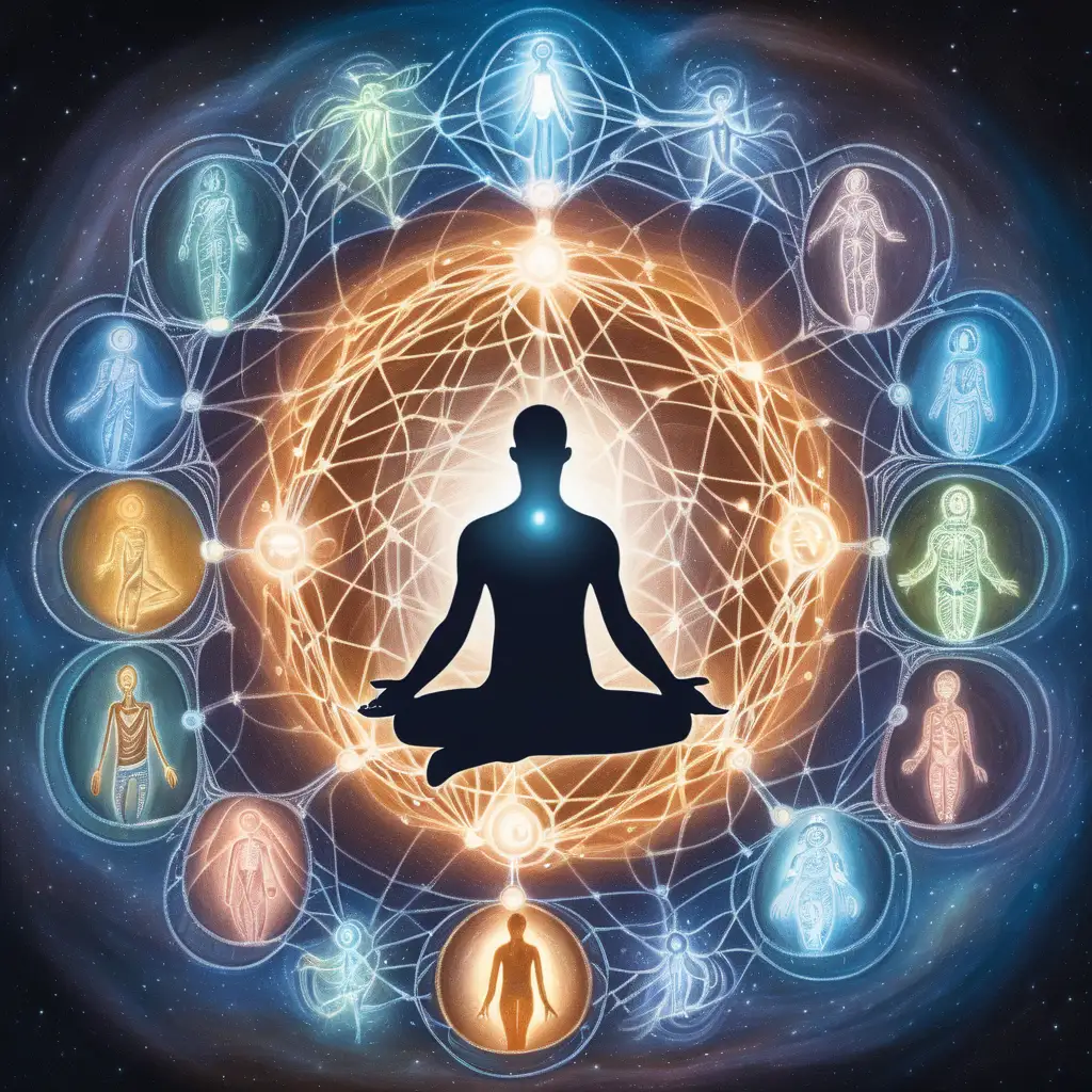 Interconnected Spiritual Unity Artwork