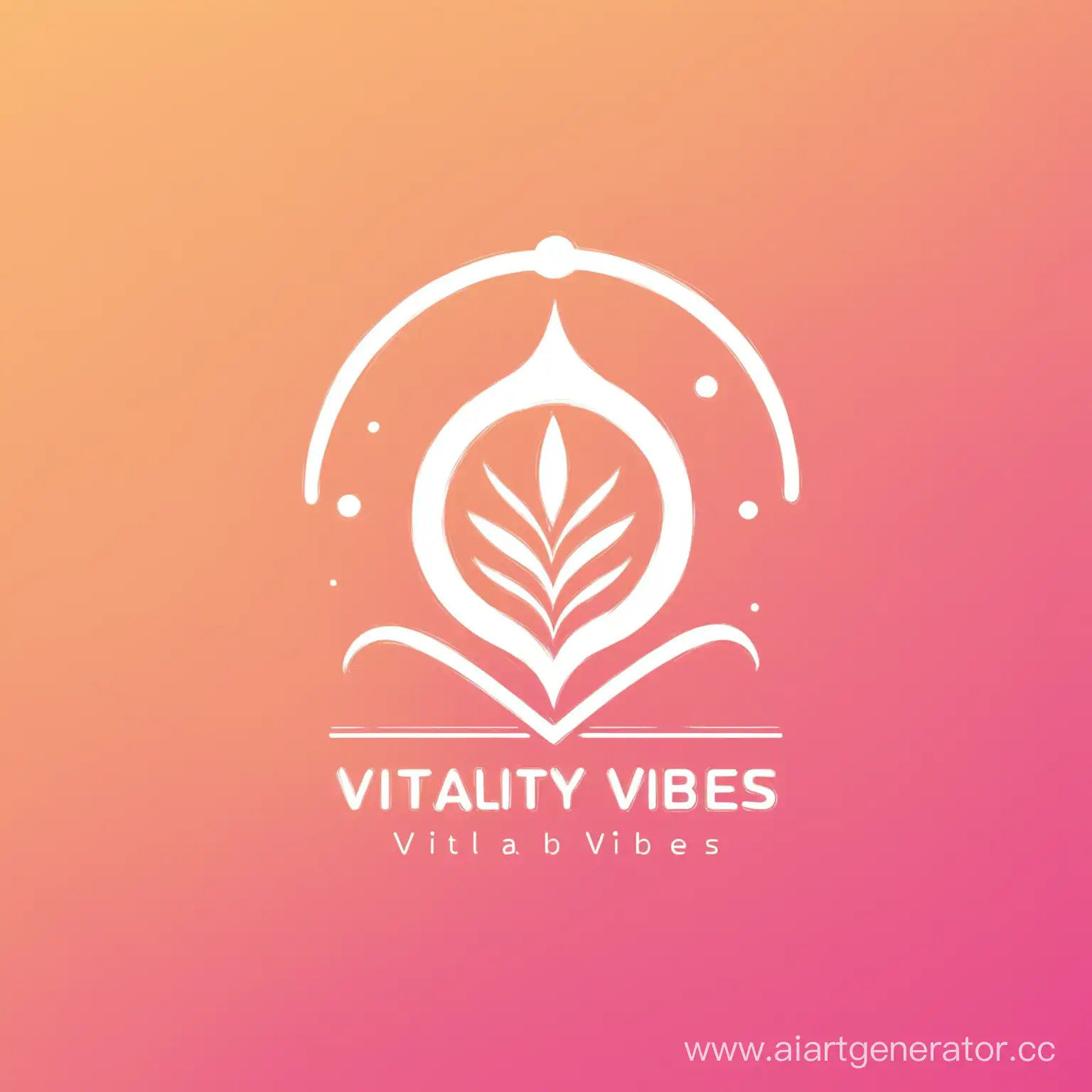 make a logo VITALITYVIBES