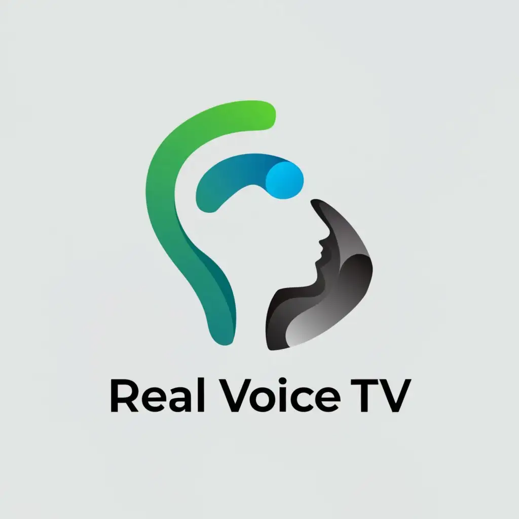 LOGO-Design-For-Real-Voice-TV-TrustInspired-Minimalism-on-Clear-Background